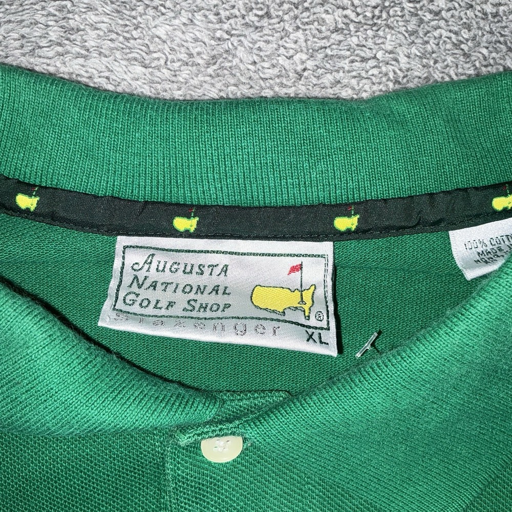 Augusta National Masters Golf‎ Shirt Men's XL Green Slazenger Short Sleeve Polo - Picture 4 of 8